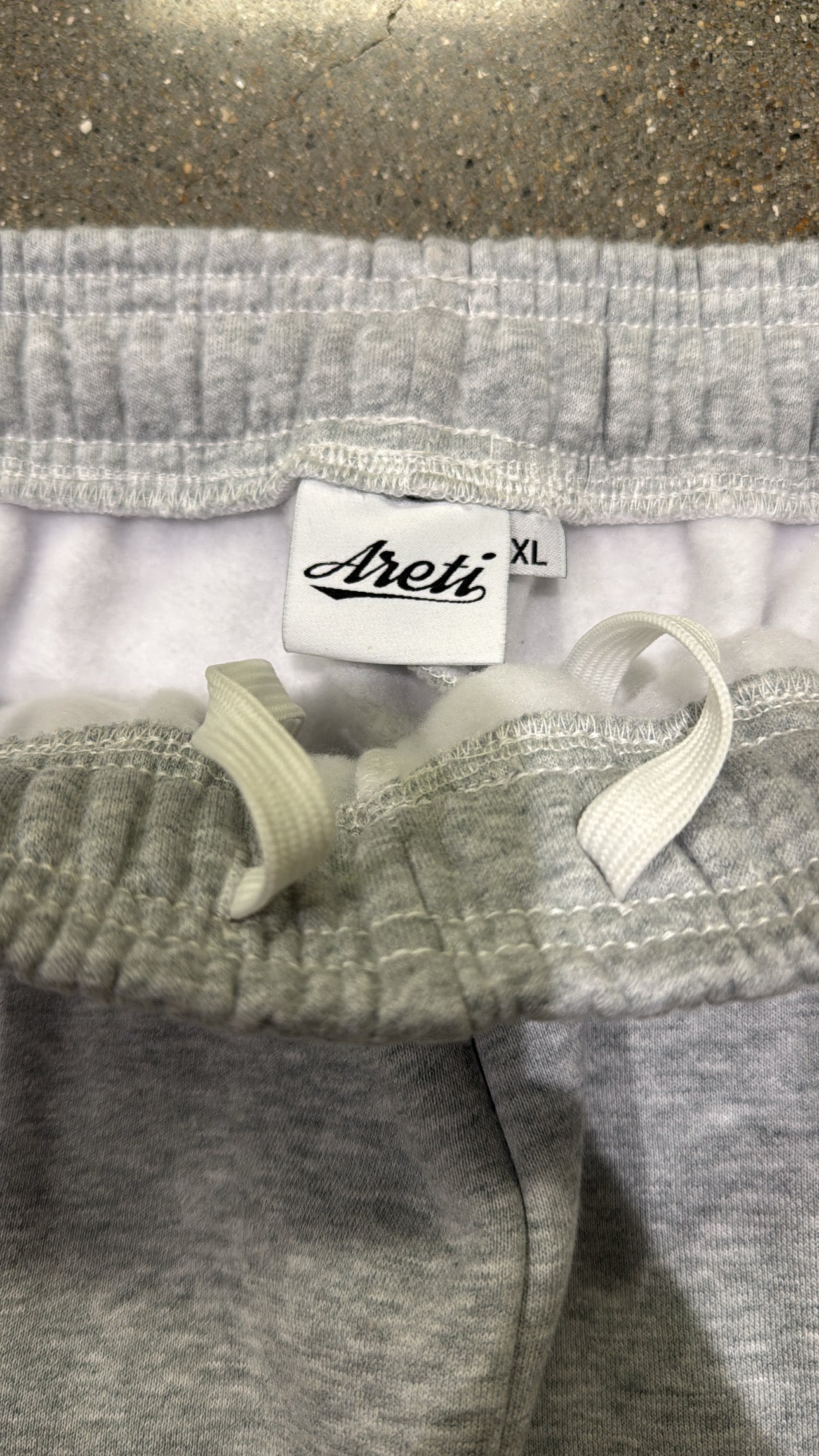 “Grey Script” Sweatpants