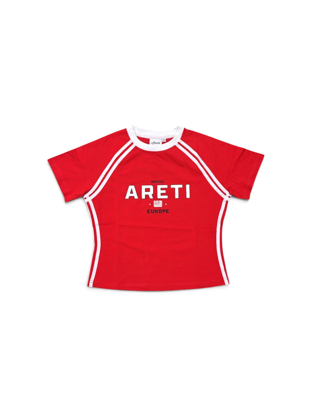Red ‘Greece’ Baby Tee