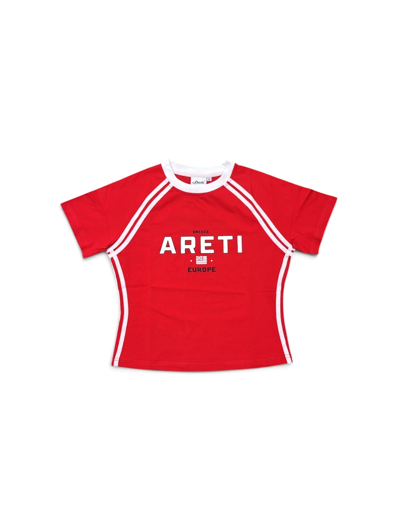 Red ‘Greece’ Baby Tee